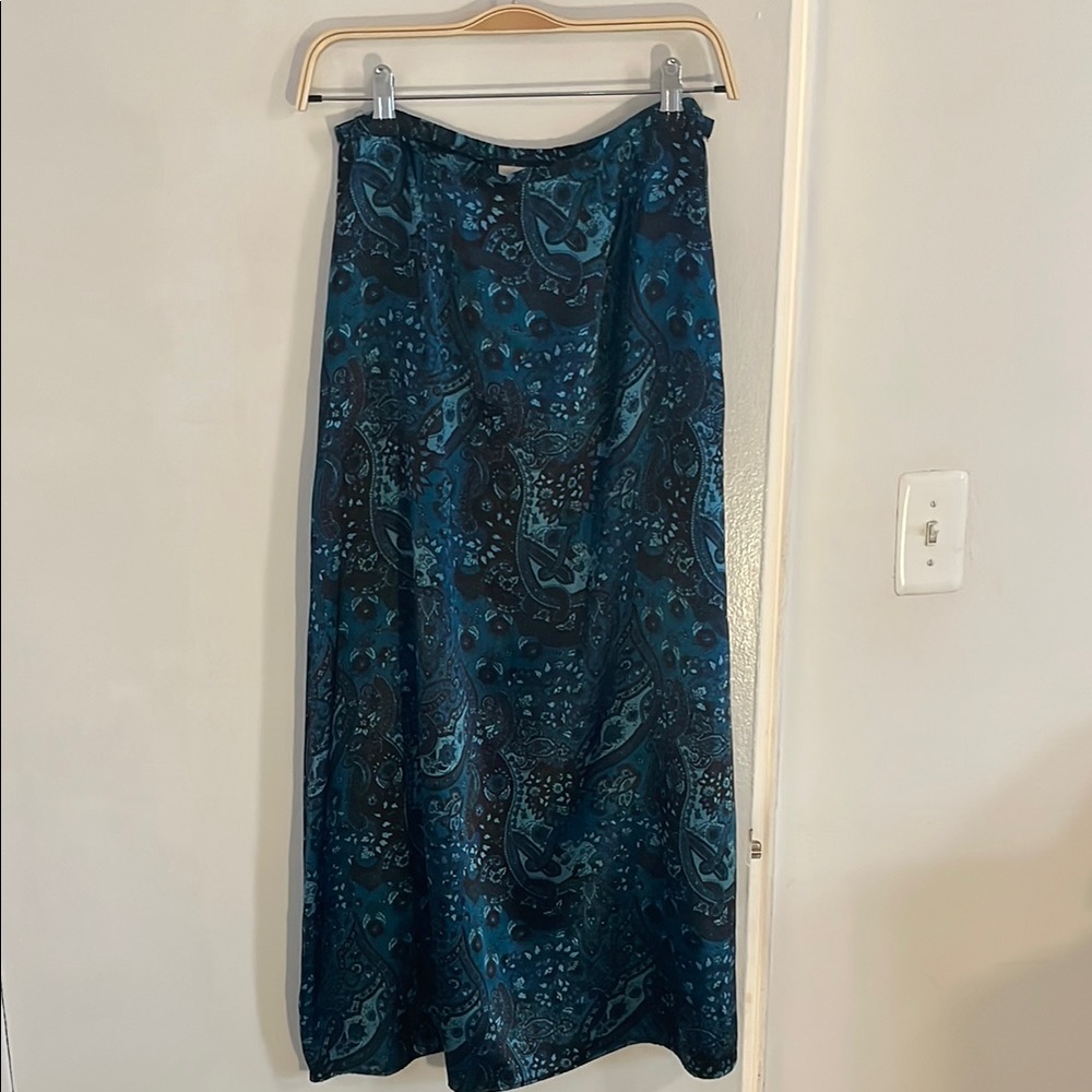 Kathie Lee Collection Blue Midi Cocktail Skirt